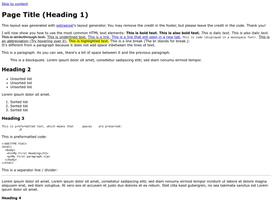 index screenshot
