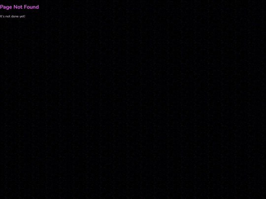 not_found screenshot