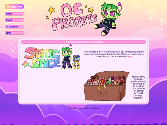 OC projects screenshot