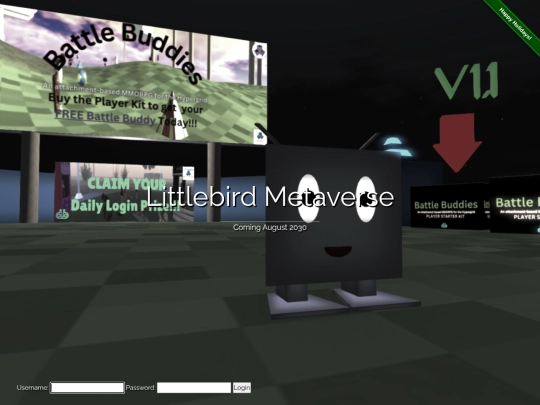 login screenshot