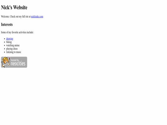 index screenshot