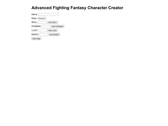 AFF/CharacterCreator/index3 screenshot