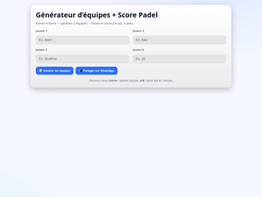 SHUFFLER screenshot