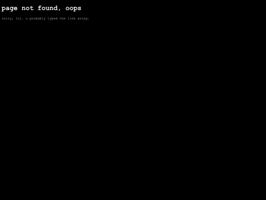not_found screenshot