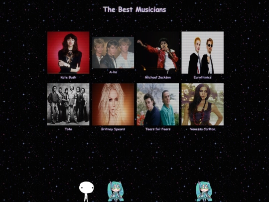bands screenshot