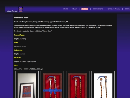 portfolio/digital/MementoMori screenshot