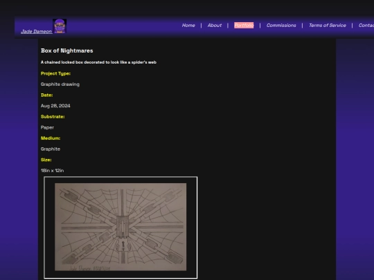 portfolio/traditional/NightmareBox screenshot