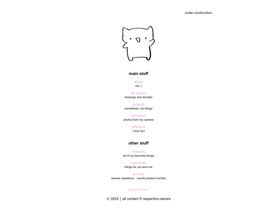menu screenshot