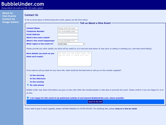 bubbleunder/contact screenshot