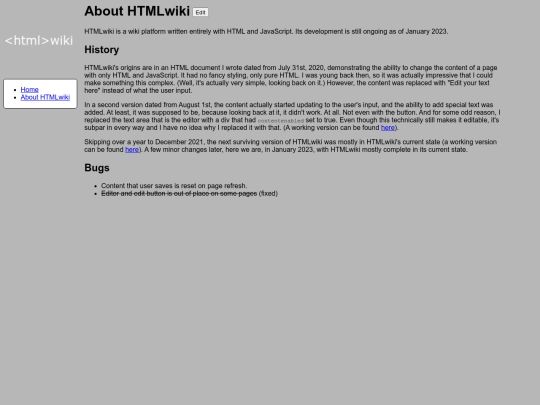 htmlwiki/about screenshot