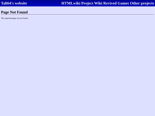 not_found screenshot