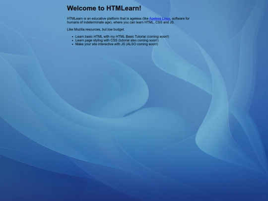 htmlearn screenshot