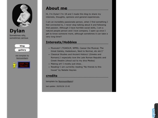 aboutme screenshot