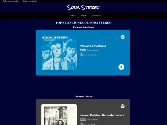 html/audios screenshot