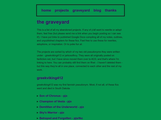 graveyard screenshot