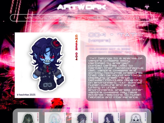 ARTWORK/PROJECTS/CH4SERZ/004TAT screenshot