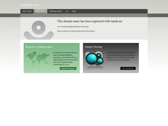 mathdogs.com screenshot