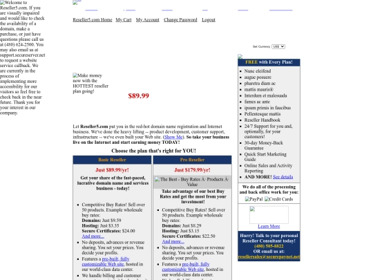 reseller screenshot