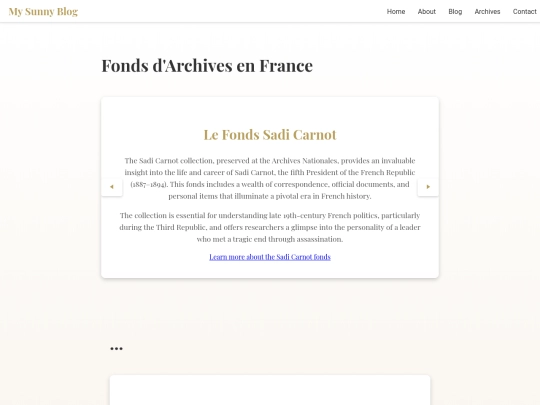 french-archives screenshot