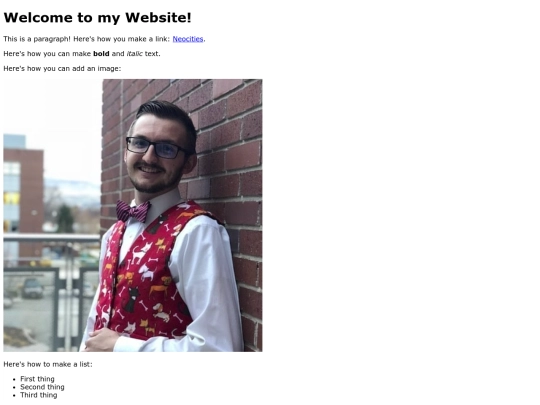 Pages/clothes screenshot