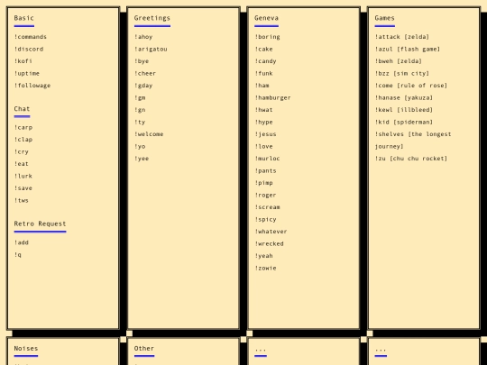 commandss screenshot