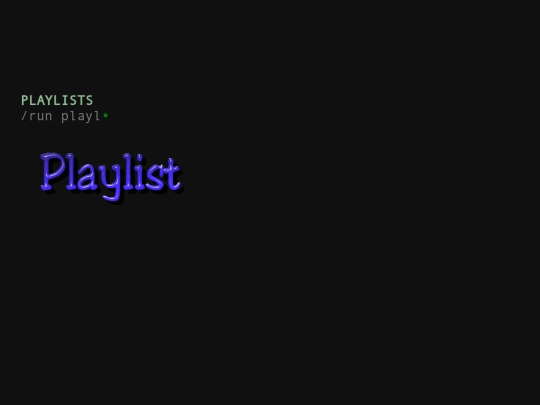 kofi/playlists screenshot