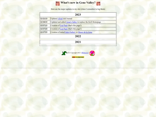 log screenshot