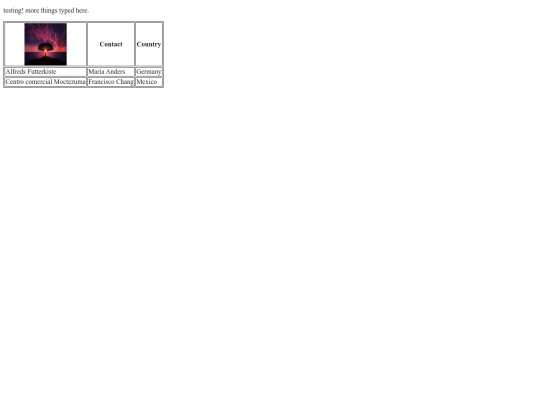 index screenshot