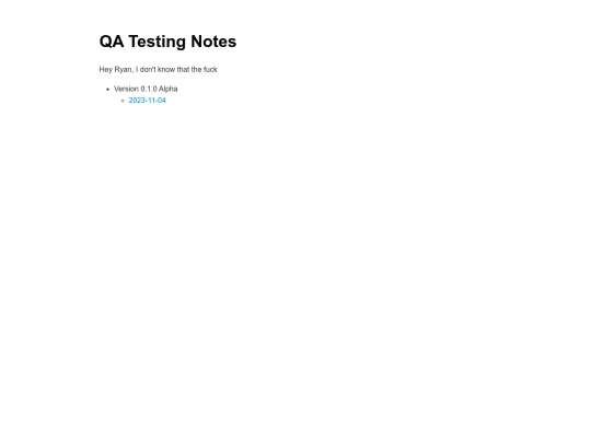 QA_testing screenshot