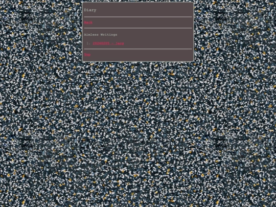 diary screenshot