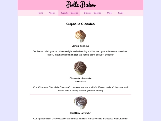 cupcakeclassics screenshot