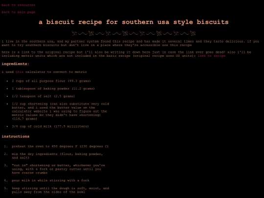 resources/biscuits screenshot