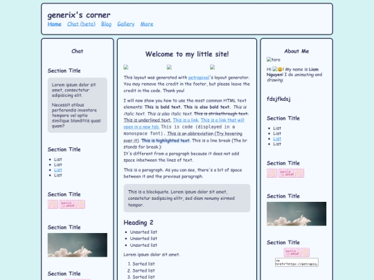 index screenshot
