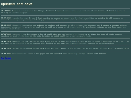 updates screenshot