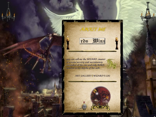 wizardsabout screenshot