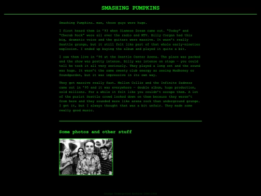 smashingpumpkins screenshot