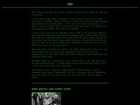 tad screenshot