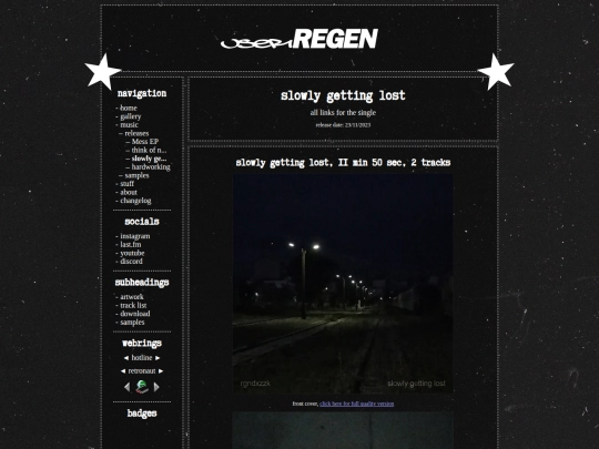 music/releases/slowly-getting-lost screenshot