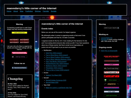 events/events-home screenshot