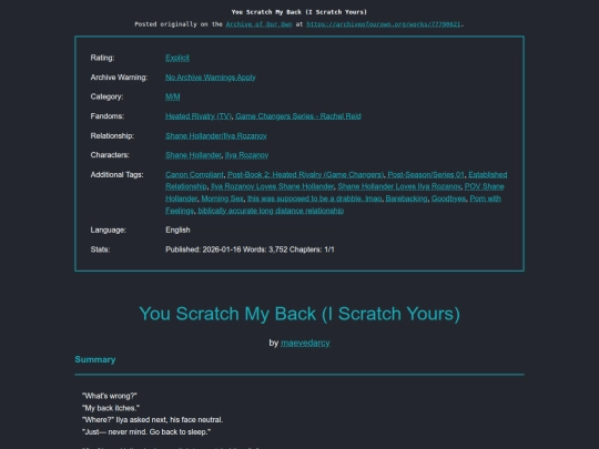 fanfiction ao3 style/You_Scratch_My_Back_I screenshot