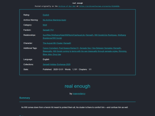 fanfiction ao3 style/real_enough screenshot