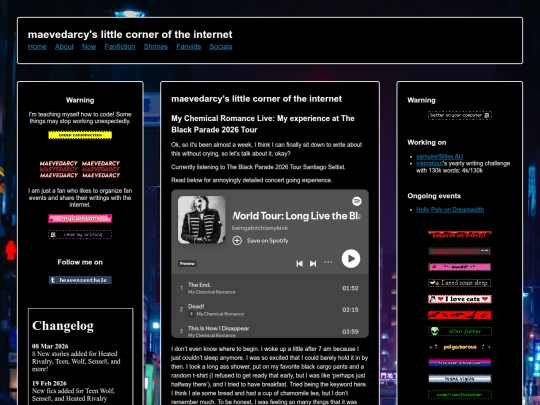 fannish-experiences/mcr-concert-2026 screenshot