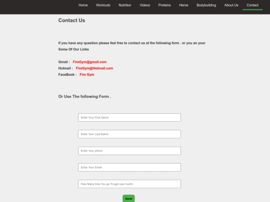 contact screenshot