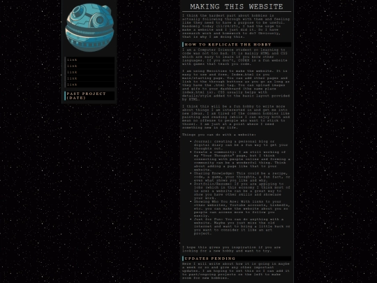 hobbies screenshot