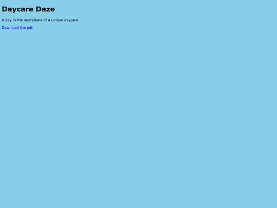 daycaredaze screenshot
