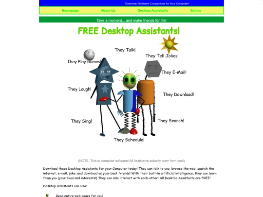 assistants screenshot
