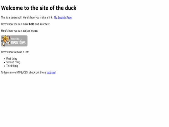 index screenshot
