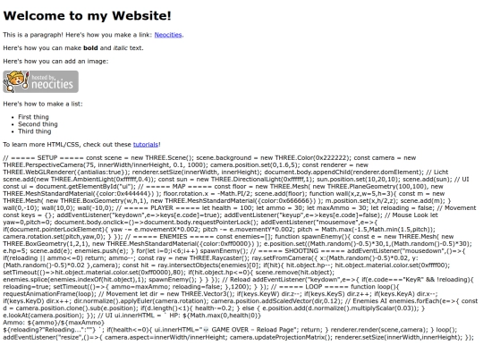 index screenshot