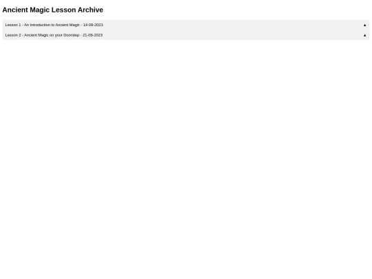 archive screenshot