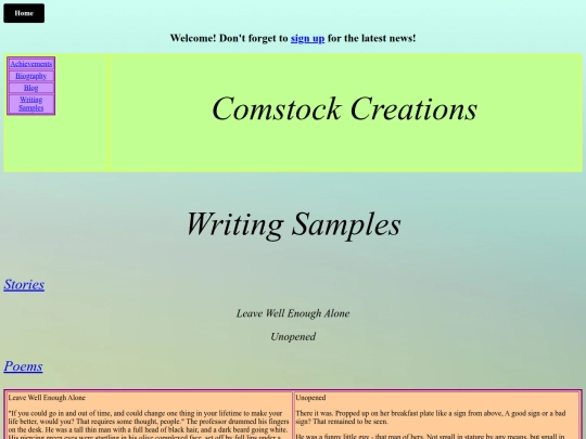 Stories screenshot